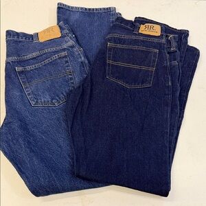Real Ranch Men's Blue Jeans